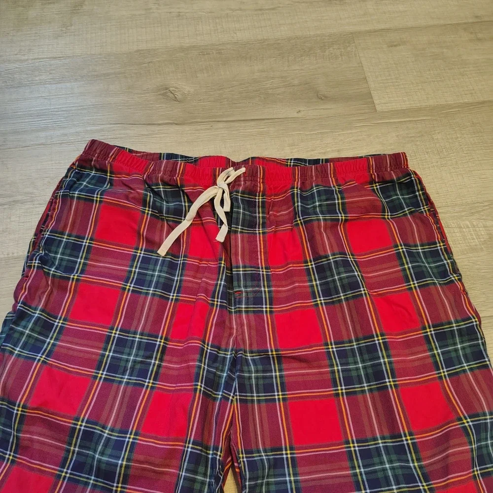 Vineyard Vines Mens XL Red Plaid Cotton Pajama Pants Lounge Sleepwear 1L0181